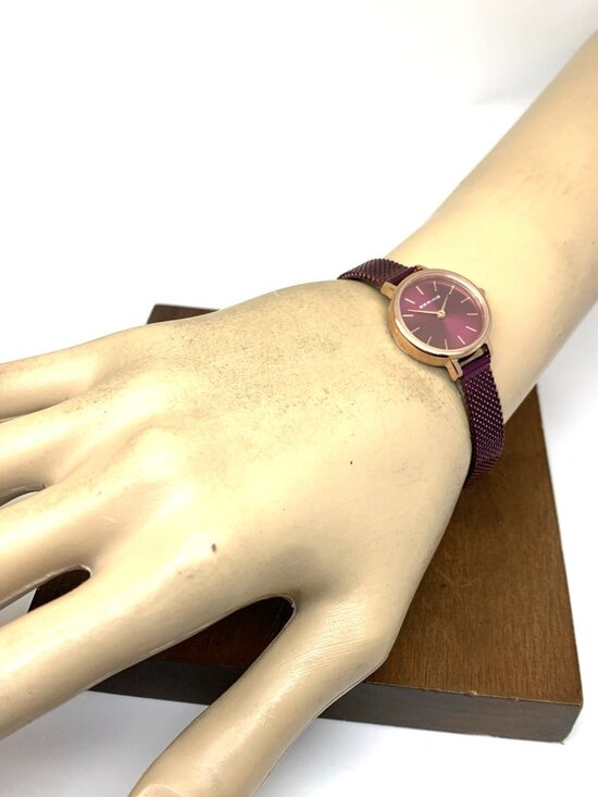 Bering Women\'s Watch 11022-969 Quartz Rose Gold Purple 22mm Mesh Steel Band main image 7